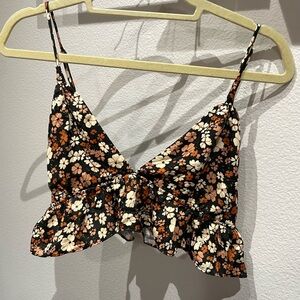 RESA floral crop top size M